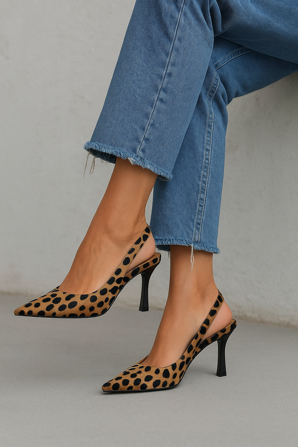 Samba - Tacones con Estampado Leopardo