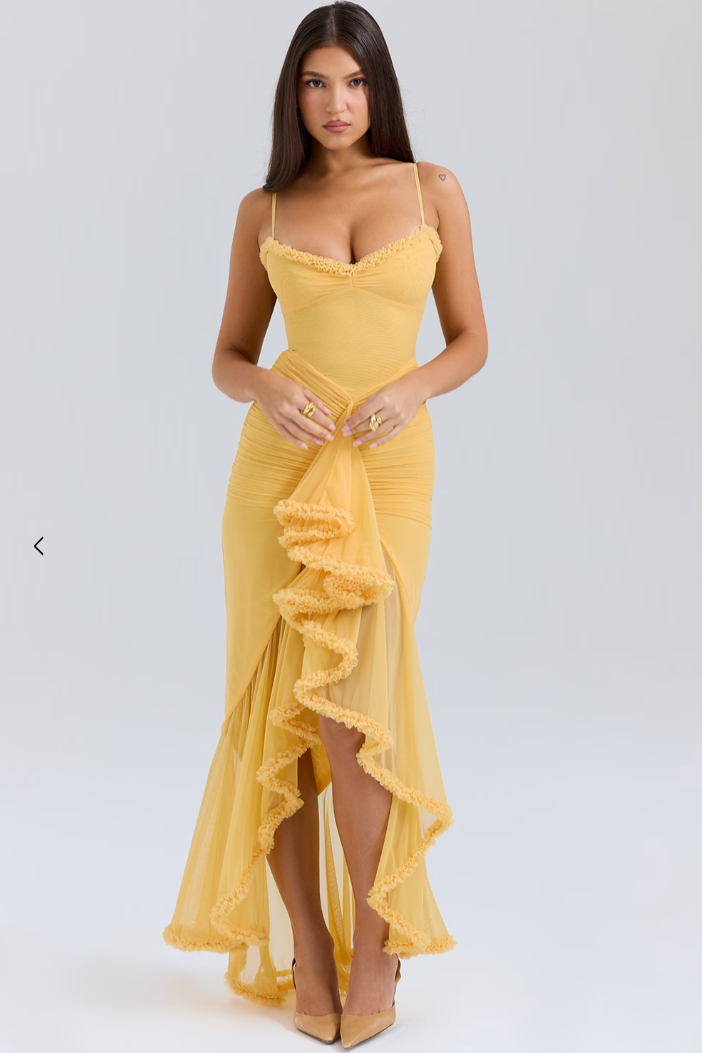 Edith | Vestido Encantador con Volantes
