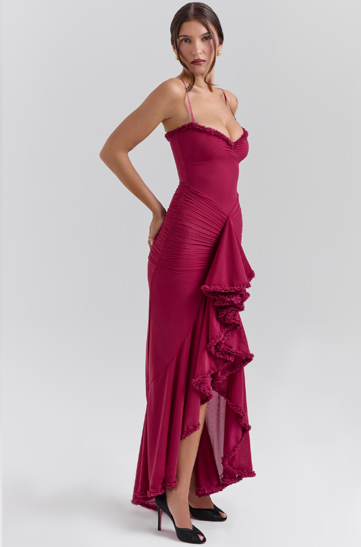 Edith | Vestido Encantador con Volantes