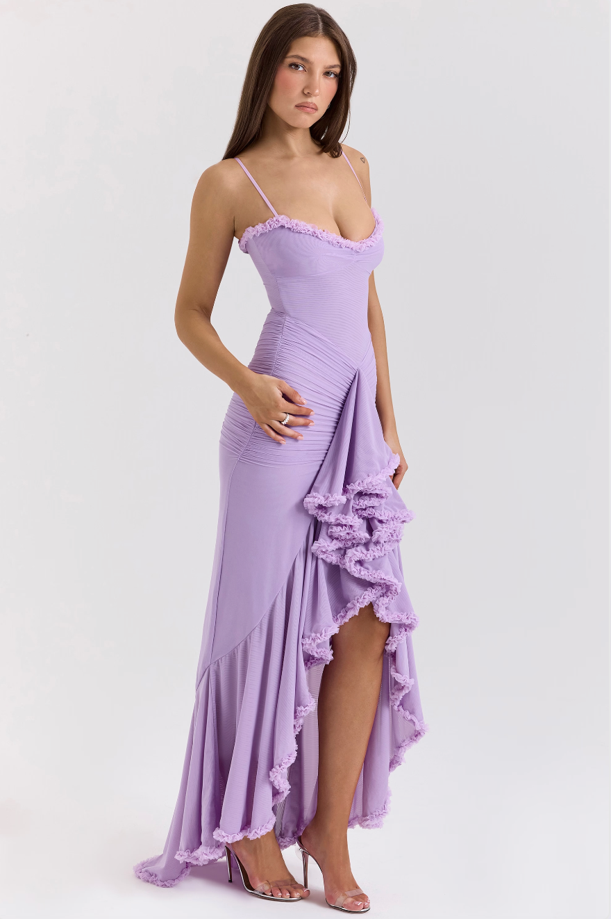 Edith | Vestido Encantador con Volantes
