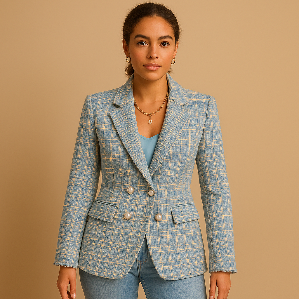 Blazer elegante con corte clásico para mujeres | Marlène