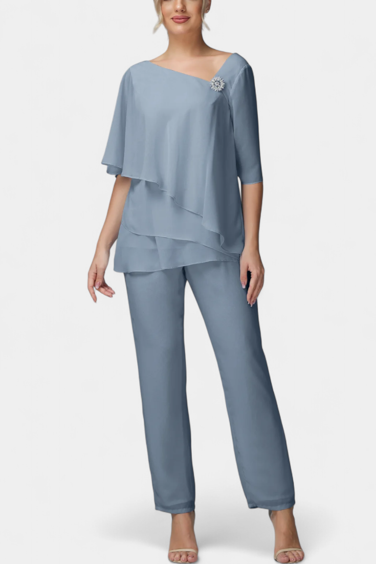 Dinah Conjunto de Dos Piezas con Silueta Femenina sin Esfuerzo