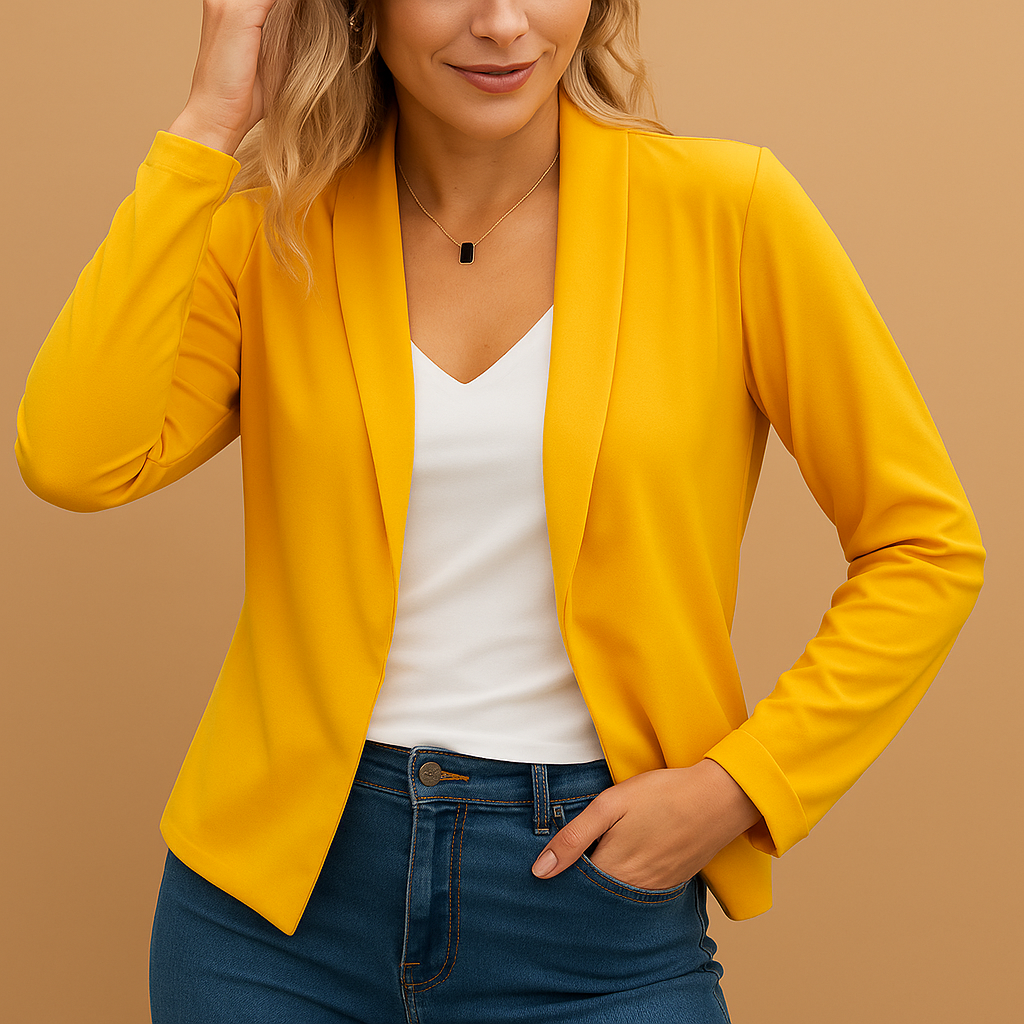 Blazer abierto elegante de mujer con corte moderno | Yara
