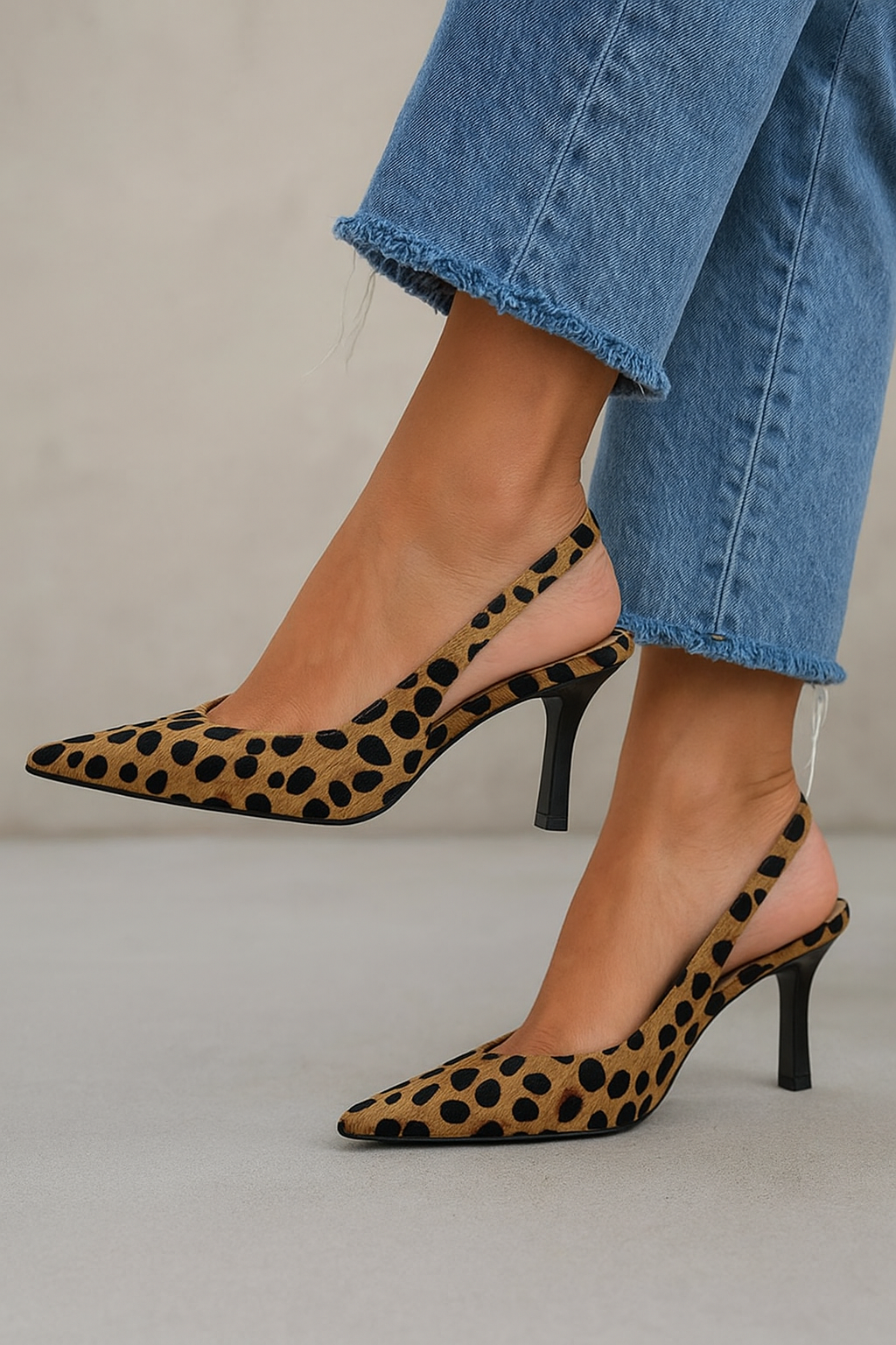Samba - Tacones con Estampado Leopardo