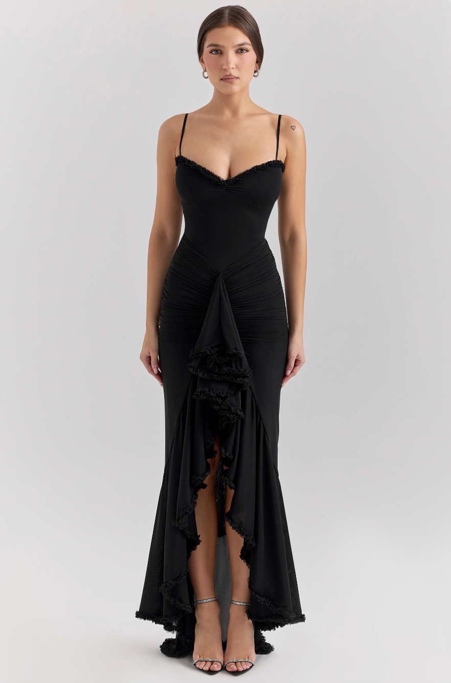 Edith | Vestido Encantador con Volantes