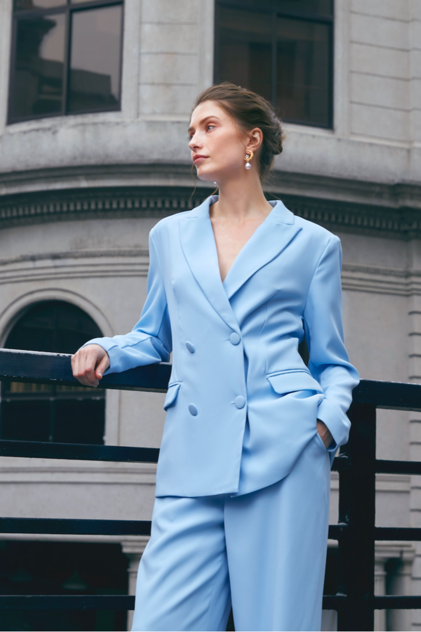 Julia Urban Blazer and Regular Cut Pants Set