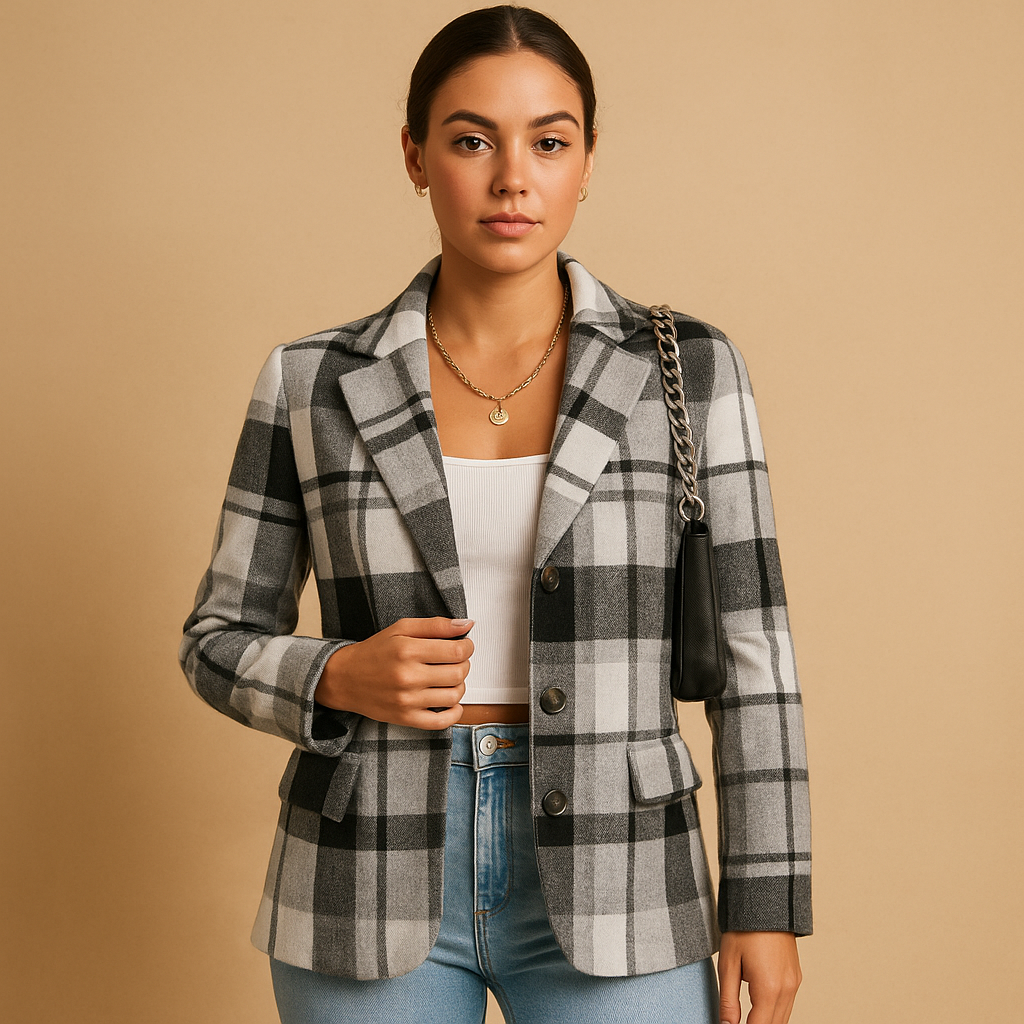 Blazer elegante con una vestibilidad favorecedora para mujeres | Danique