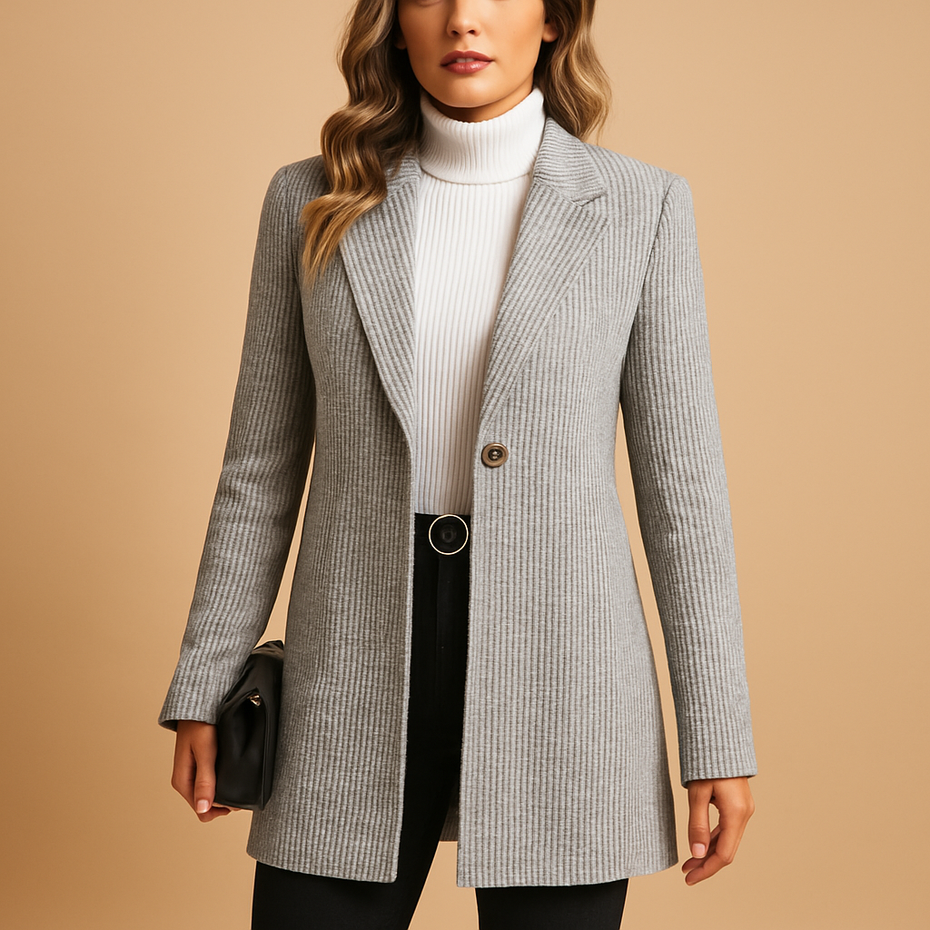 Blazer ajustado con mangas largas para mujeres | Sylvie