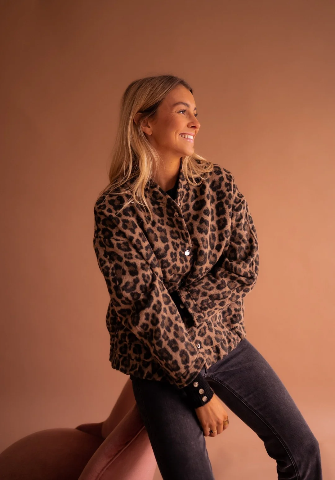 Charlene Chaqueta de Otoño Elegante
