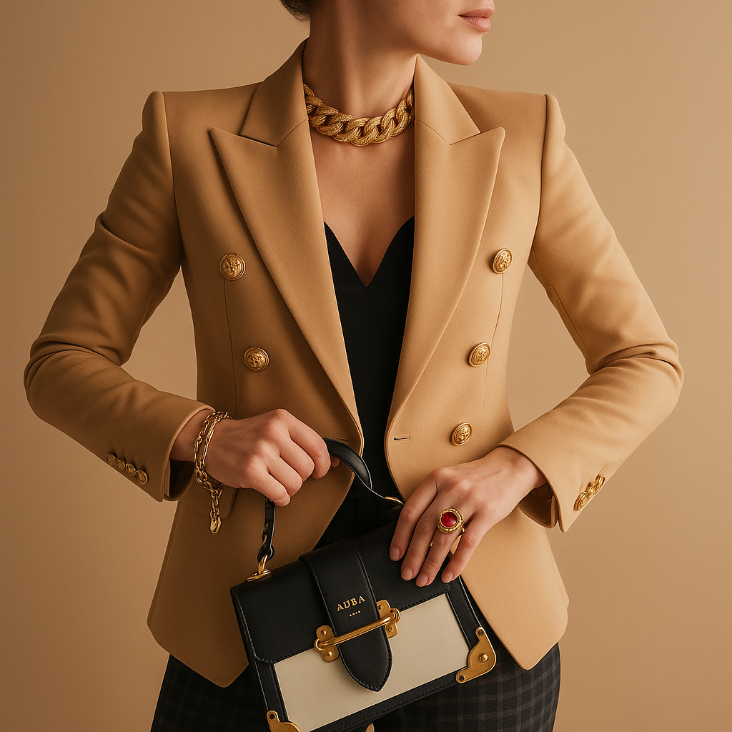 Blazer largo elegante para mujeres | Lavina