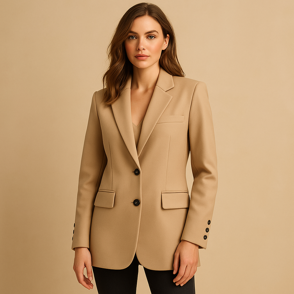 Blazer largo de diseño atemporal para mujeres | Brynne