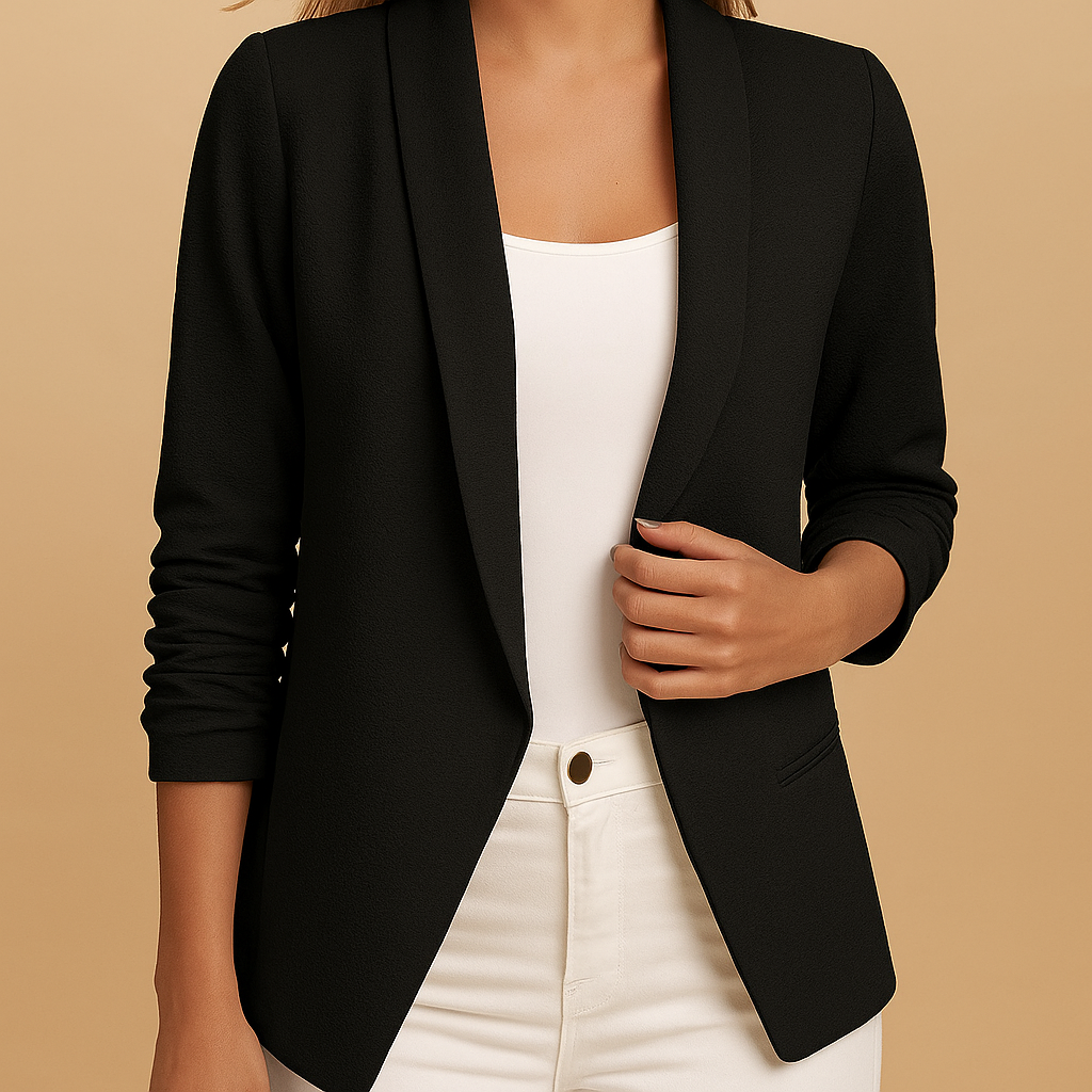 Blazer abierto con corte elegante para mujeres | Thalita