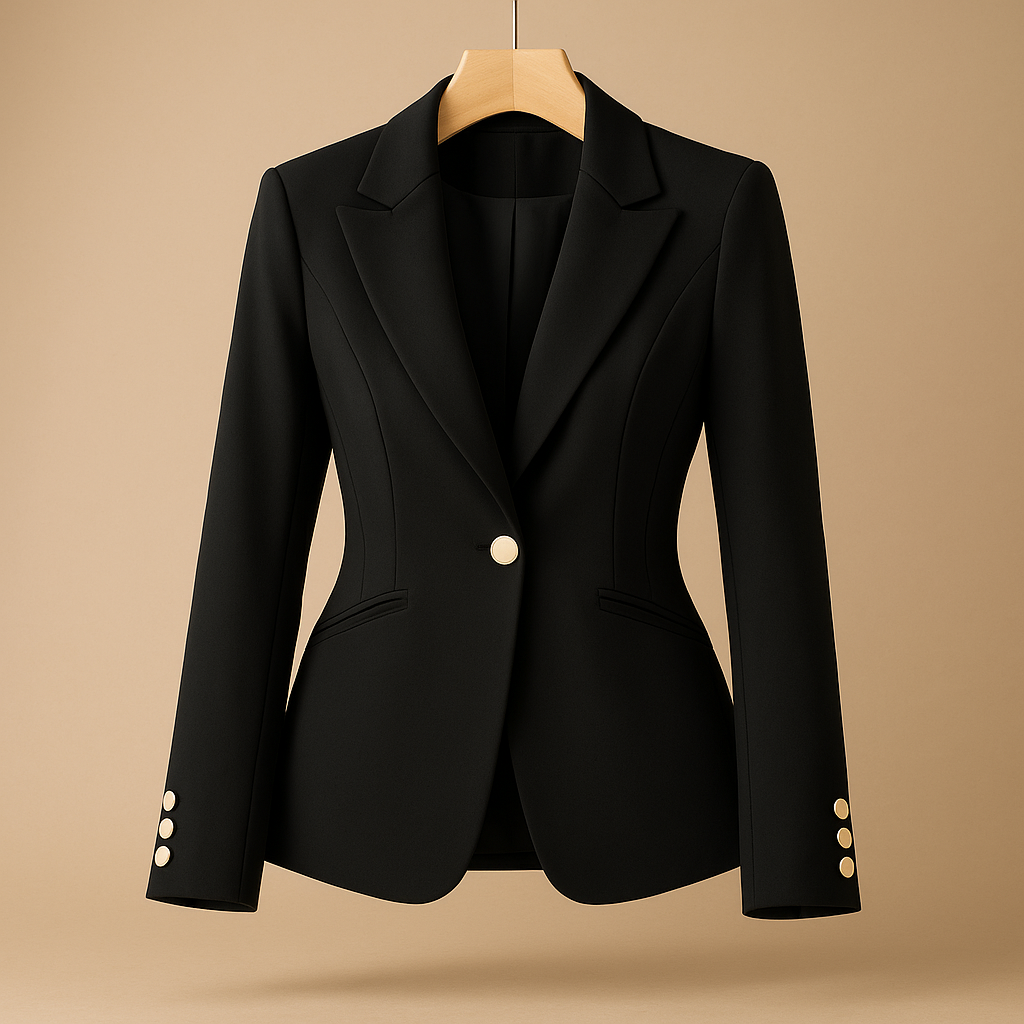 Blazer elegante con cuello de solapa para mujeres | Jasmijn