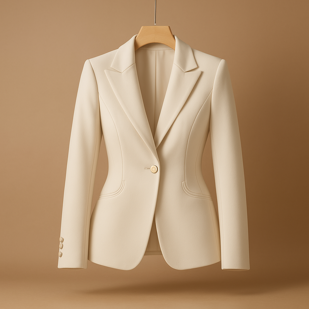 Blazer elegante con cuello de solapa para mujeres | Jasmijn